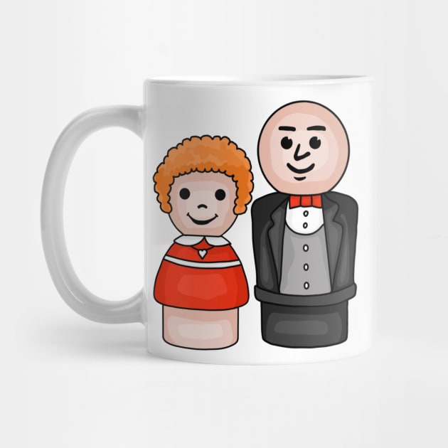 Annie and Daddy Warbucks by Slightly Unhinged